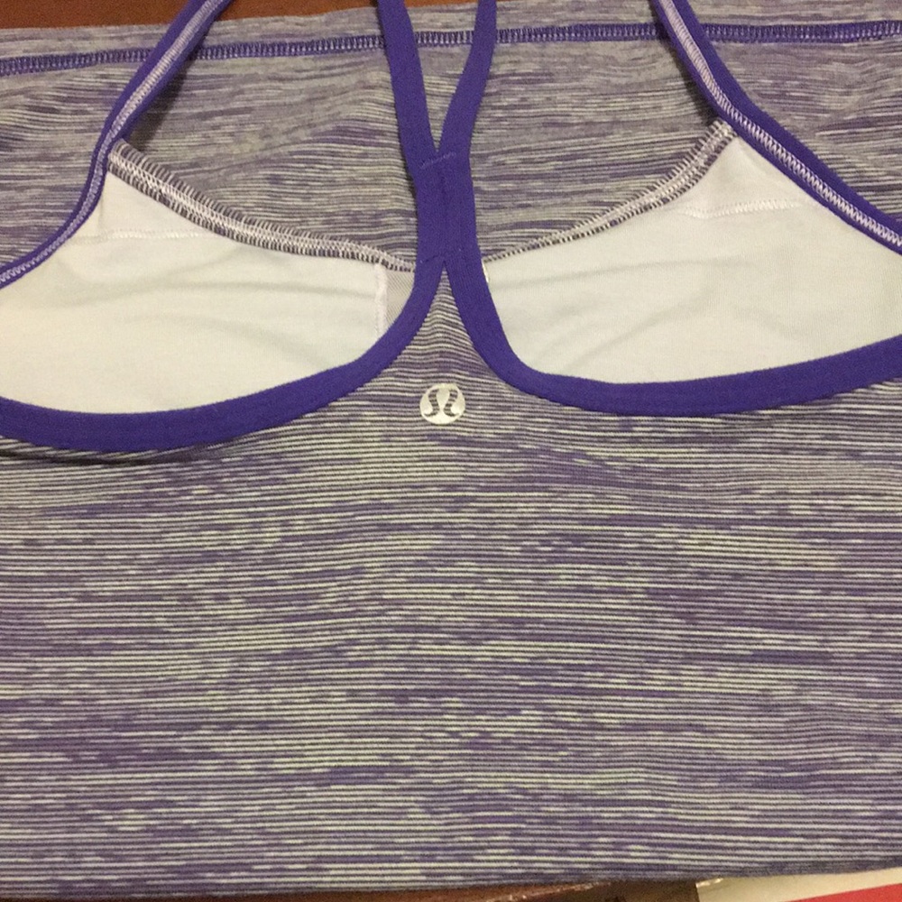 Purple Power Y Tank Racer Back Activewear Top